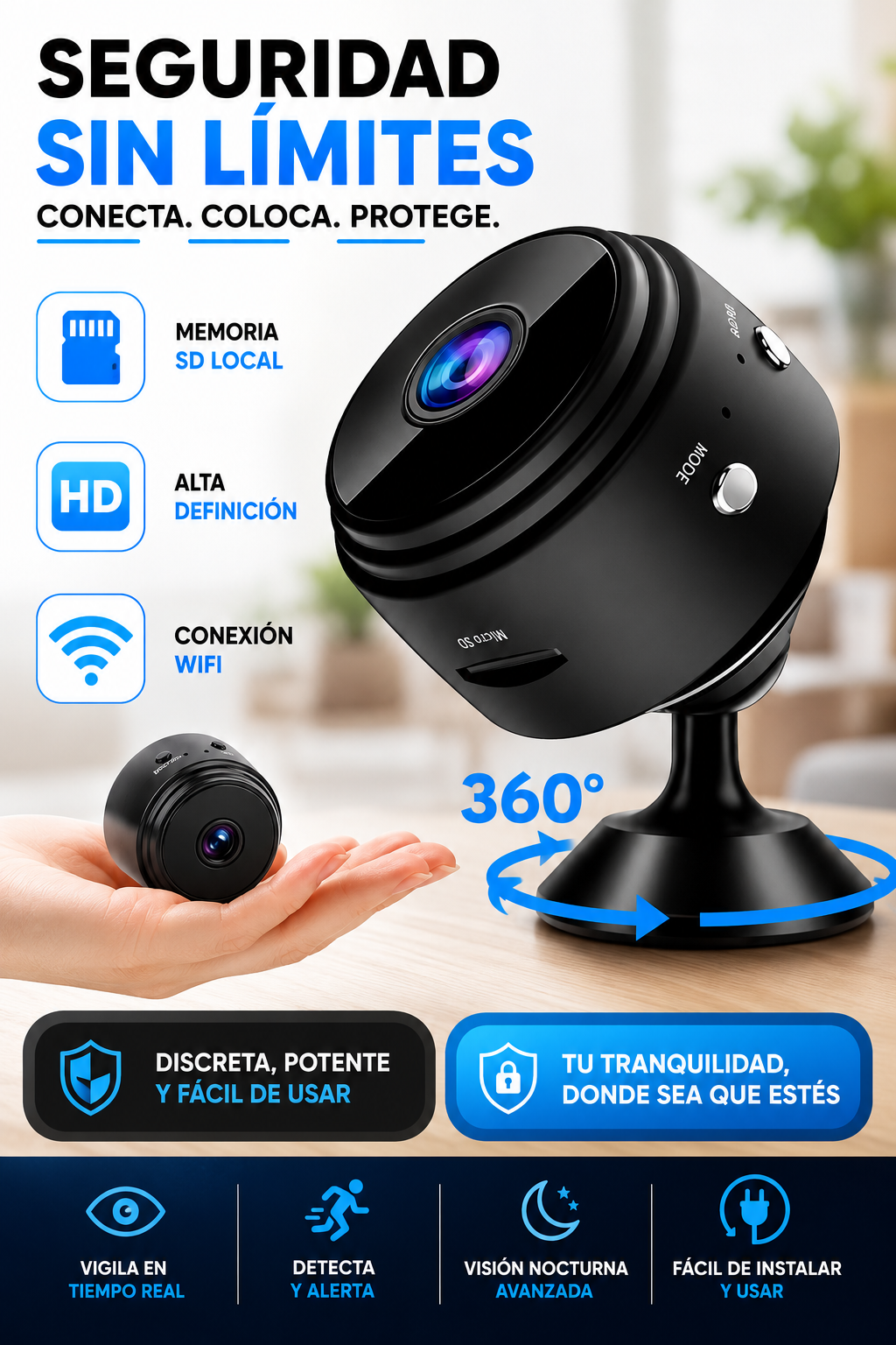 Mini Cámara de seguridad  A9